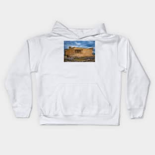 The Erechtheion Under Threatening Clouds Kids Hoodie